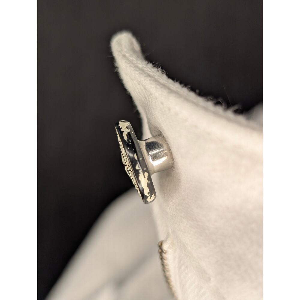 Cinq à Sept White Petal Ethel Ruffle Cuff Denim Flare Jeans Sz 6 Bridal Brunch - Picture 15 of 16